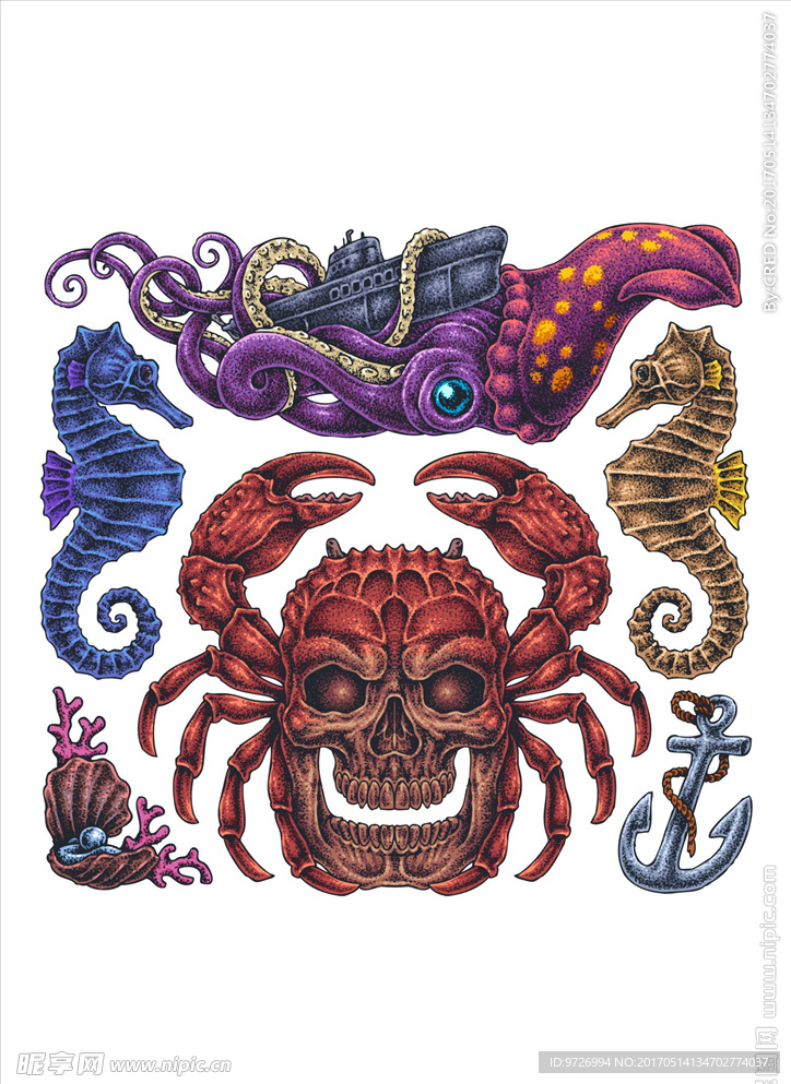 纹身矢量图大全下载