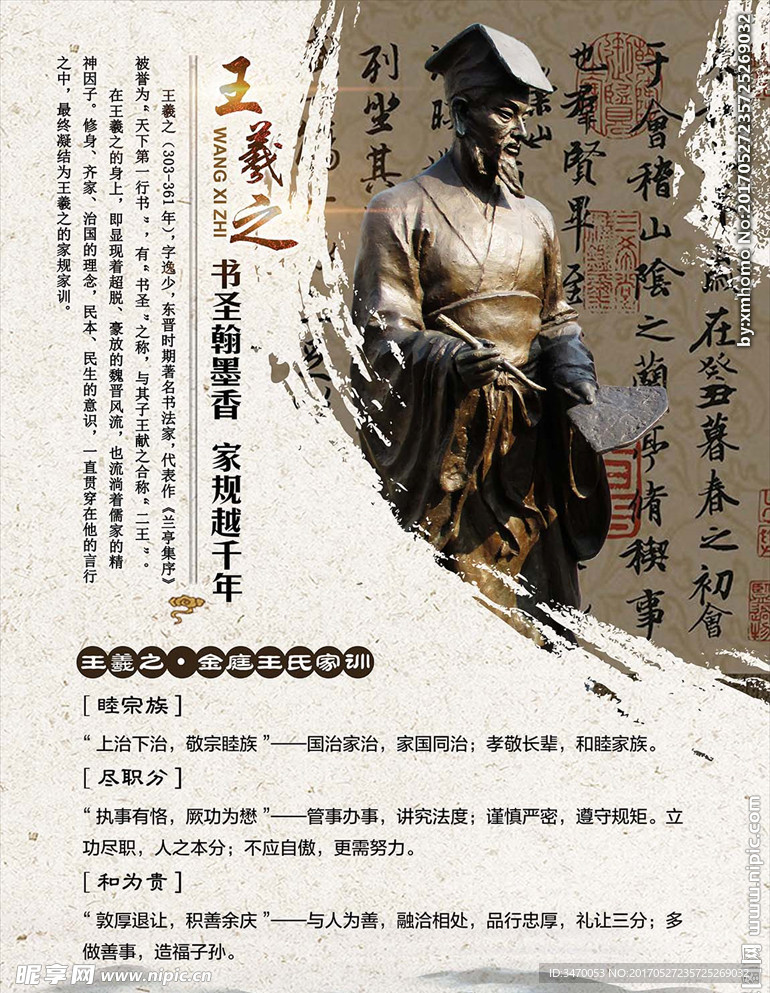 中华传统家规家训之王羲之家训