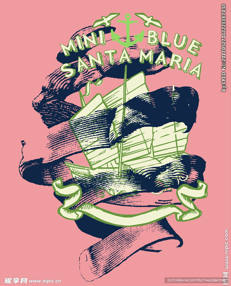 海洋航海图案下载