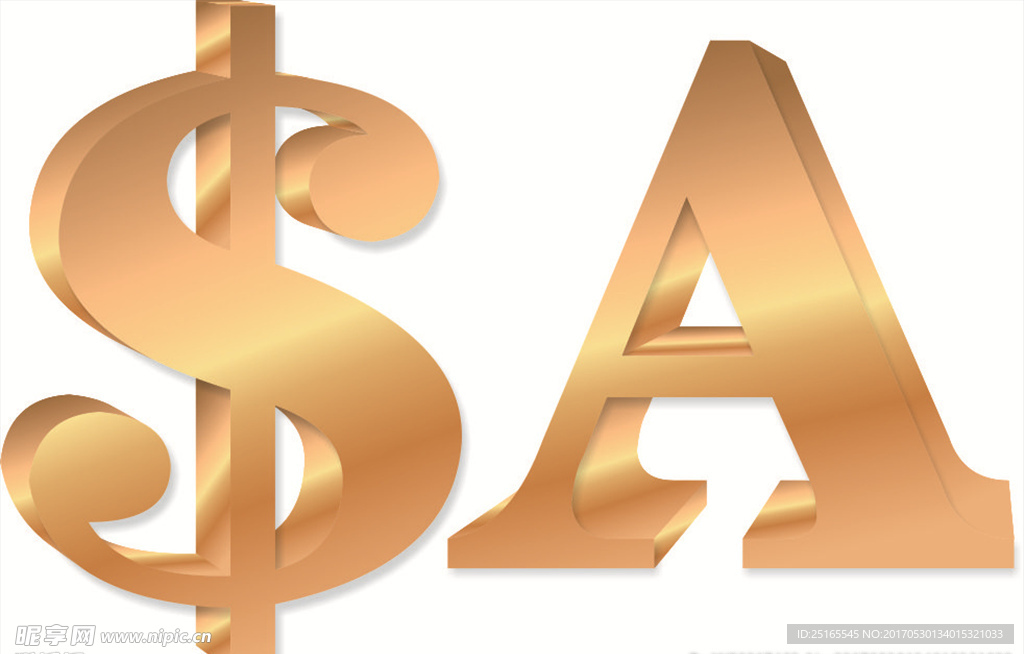 金色货币 符号