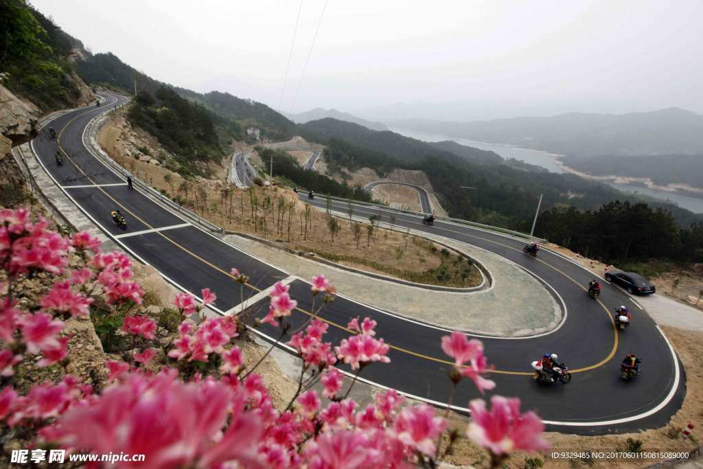 映山红盘山公路
