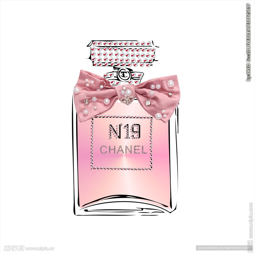 大牌香水矢量图下载