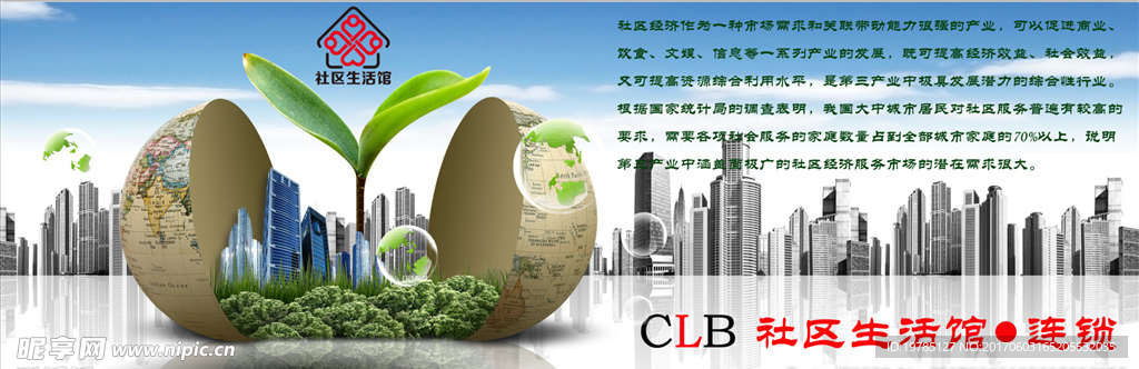 社区生活馆前景展示板
