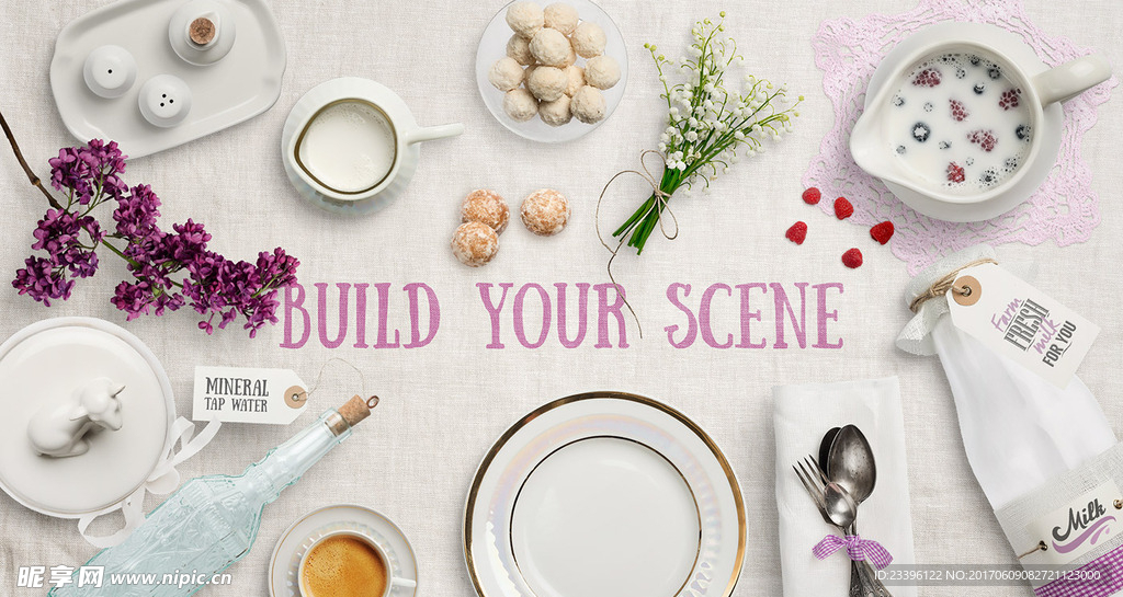 海报 满天星 厨房用品 瓷器