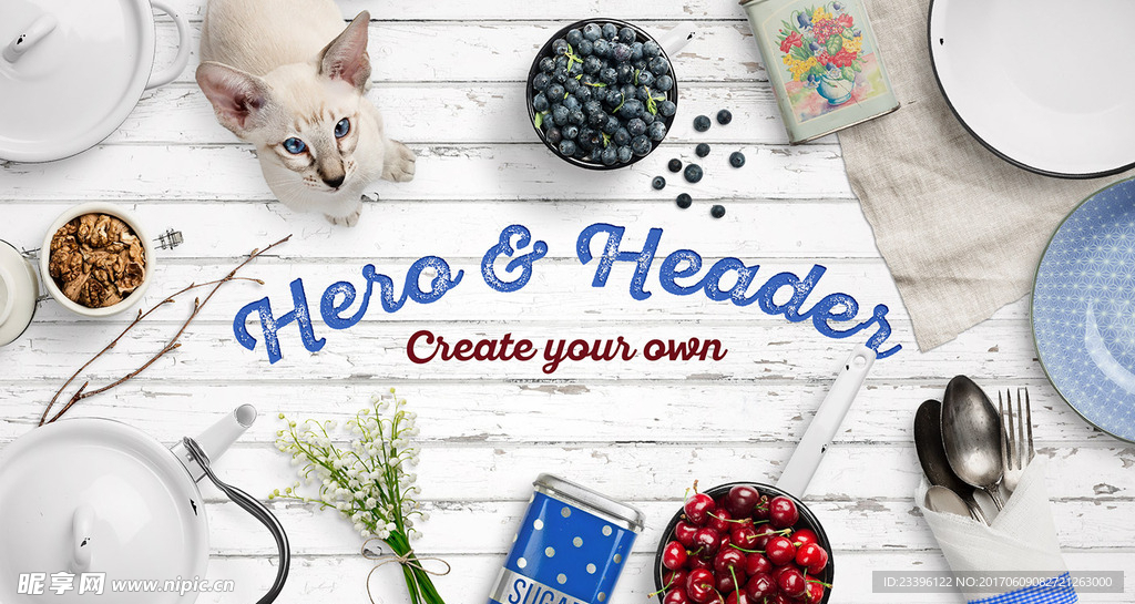 厨房素材 木纹 餐具