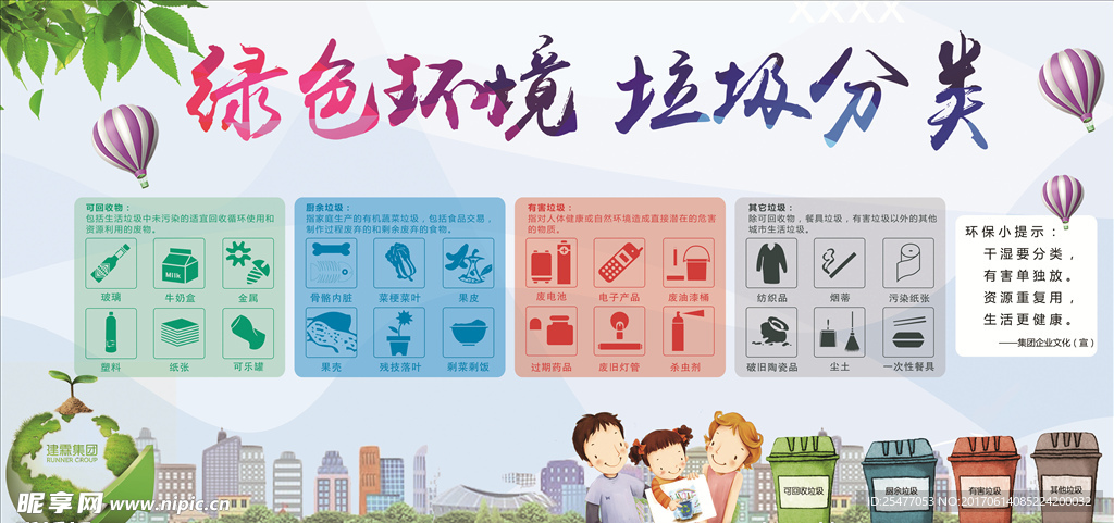 垃圾分类海报