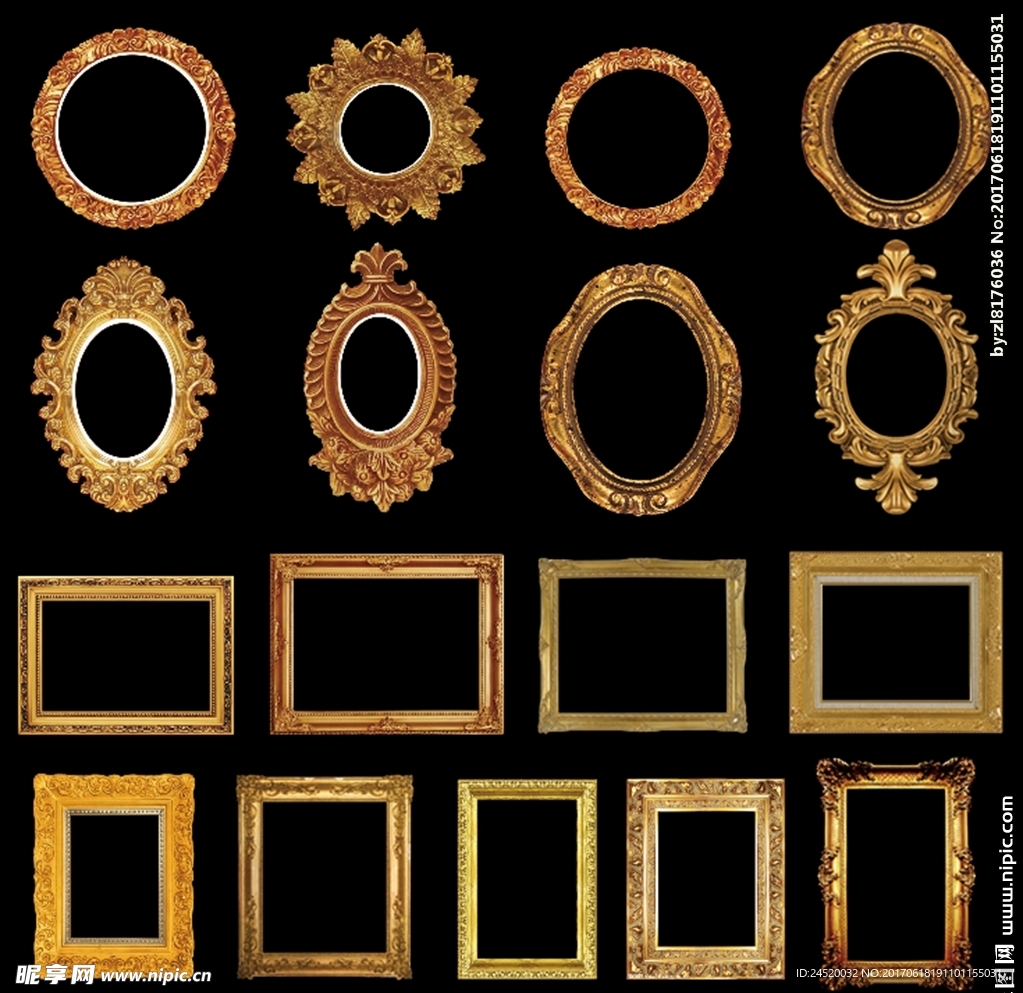 金色相框