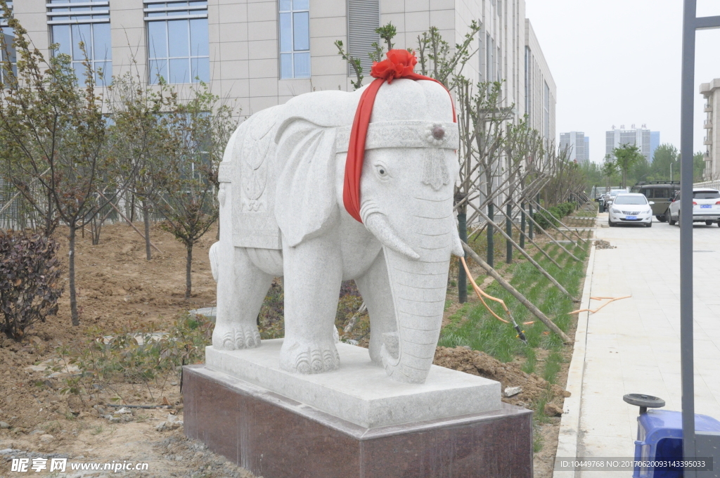 大象  门口雕像 雕塑