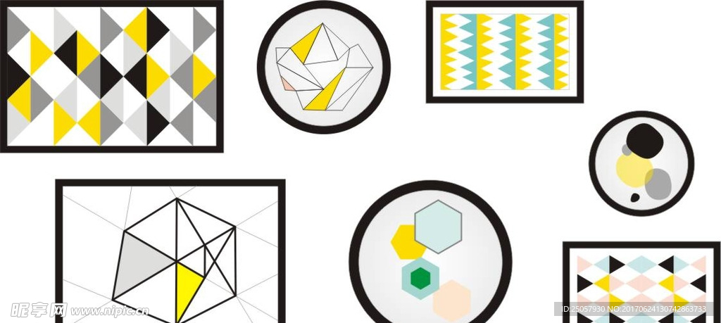 几何图形装饰画