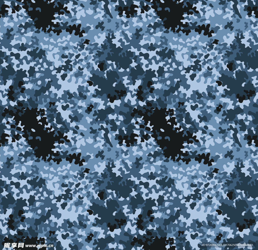 迷彩四方连续底纹