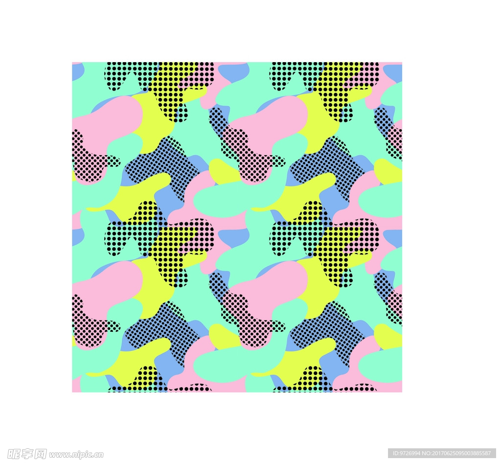 迷彩四方连续底纹