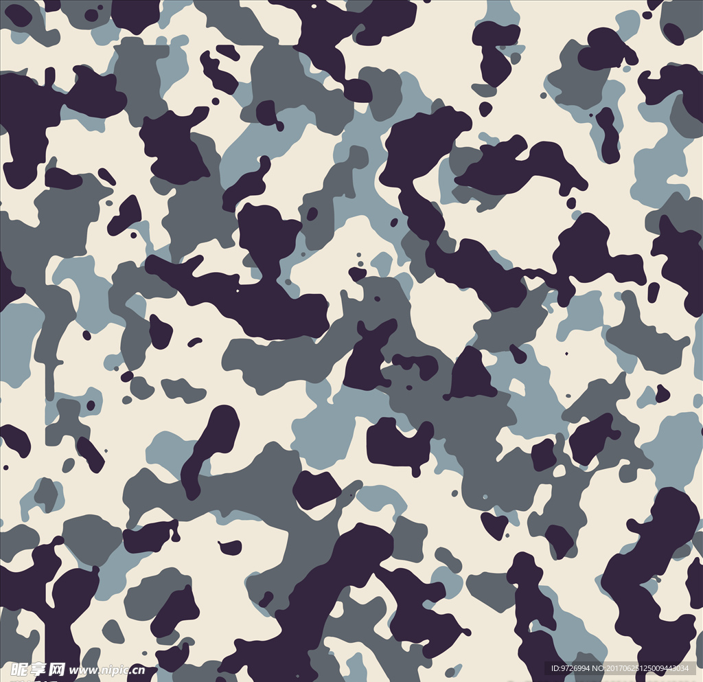 迷彩四方连续底纹