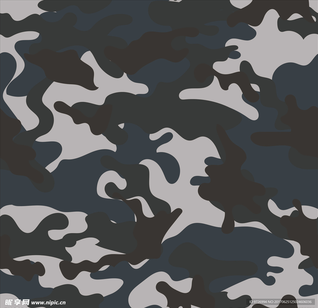 迷彩四方连续底纹