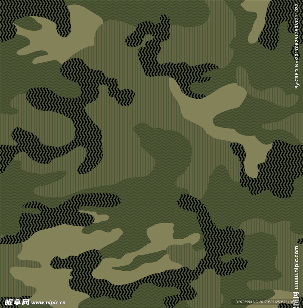 迷彩四方连续底纹