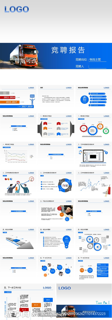 物流主管竞聘报告PPT