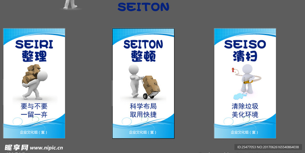 企业文化 5s 手宣传图片设计