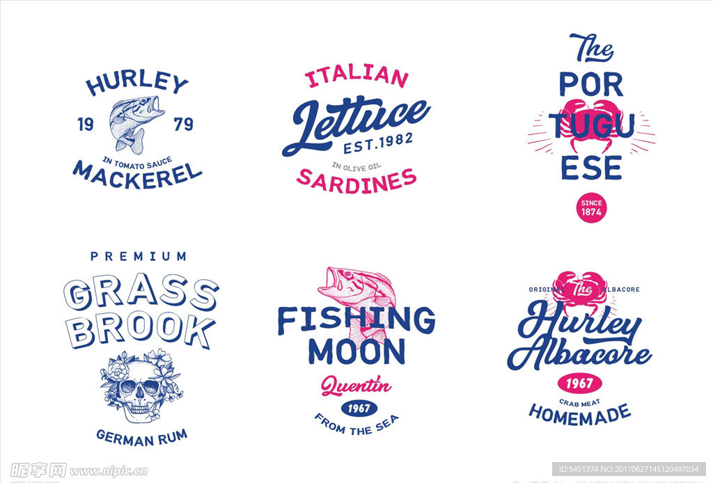 淡雅农产品土特产logo设计