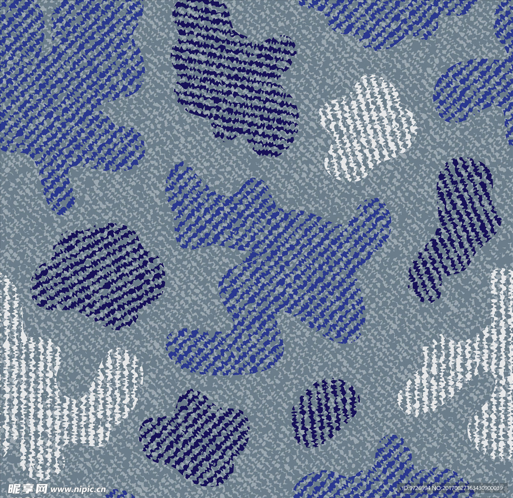 迷彩四方连续底纹