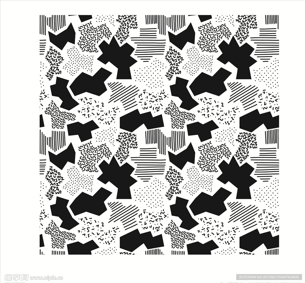 迷彩四方连续底纹