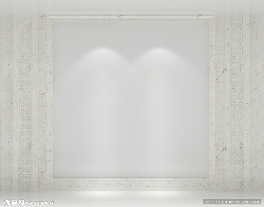 欧式客厅罗马柱造型