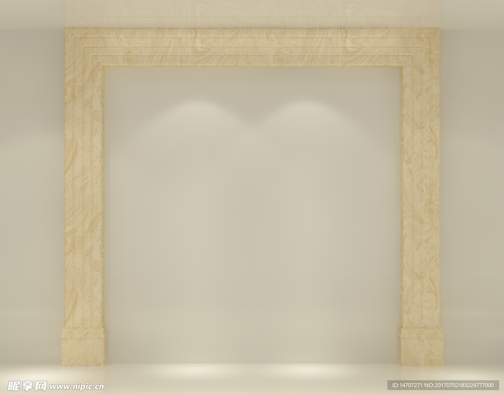 欧式客厅罗马柱造型