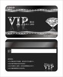 黑色大气VIP尊贵卡
