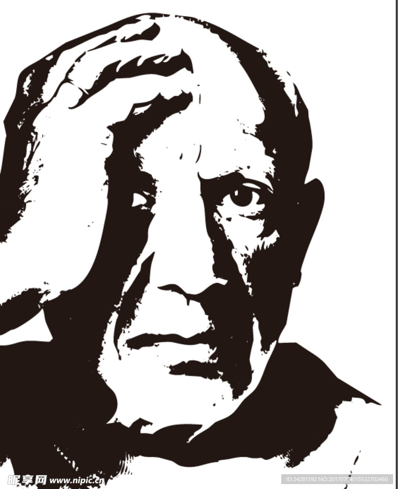 毕加索矢量图艺术家