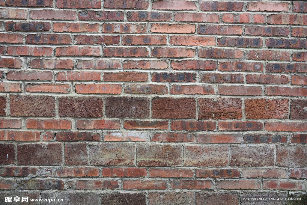 红砖墙图片