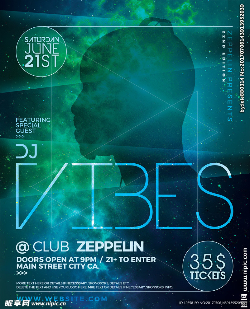 音乐 酒吧 海报 炫彩