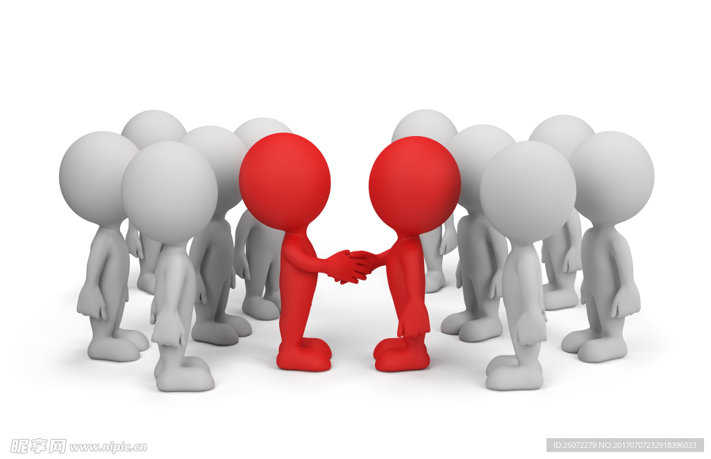 3D小人创意设计元素高清大图