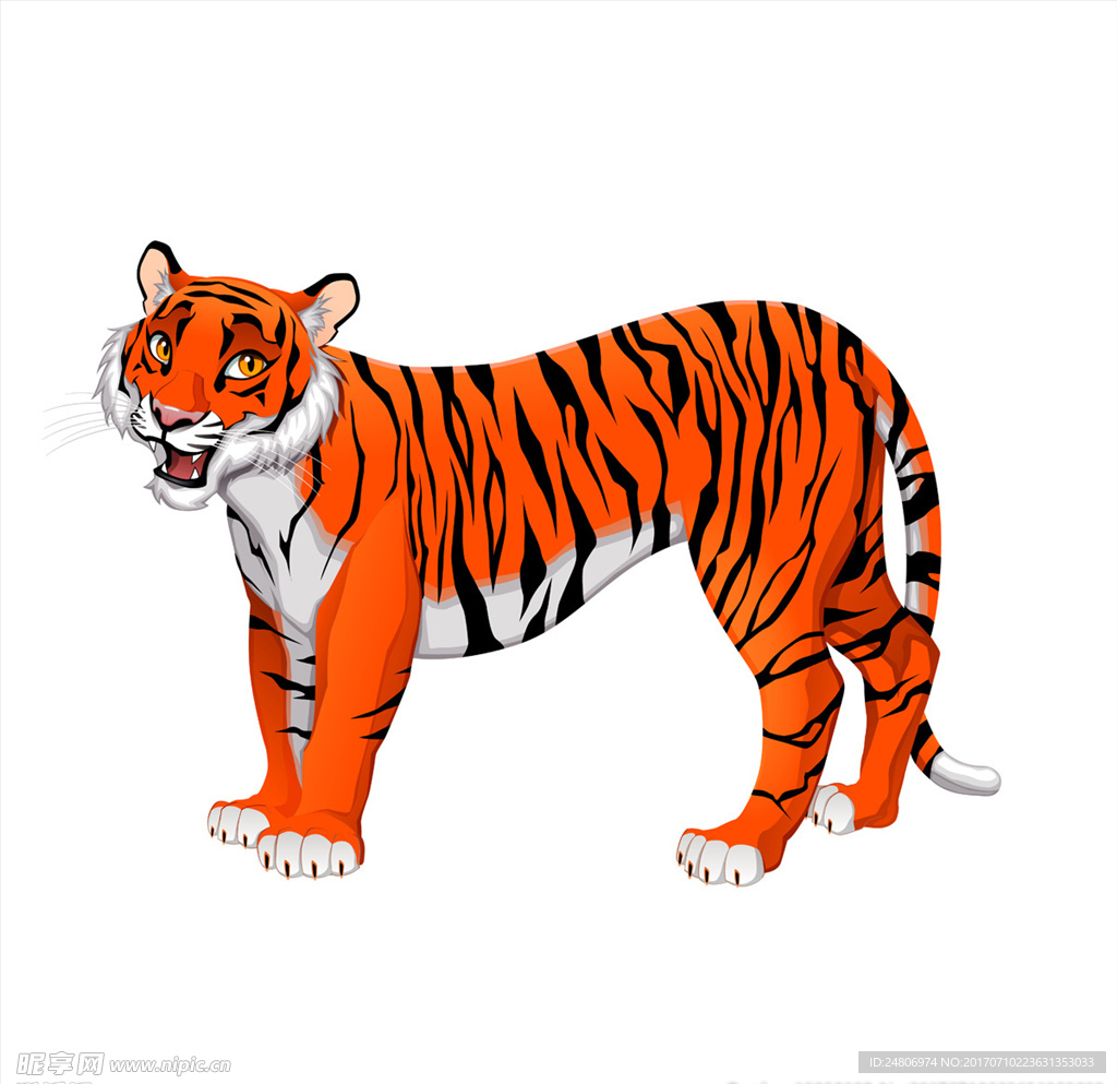 老虎矢量设计