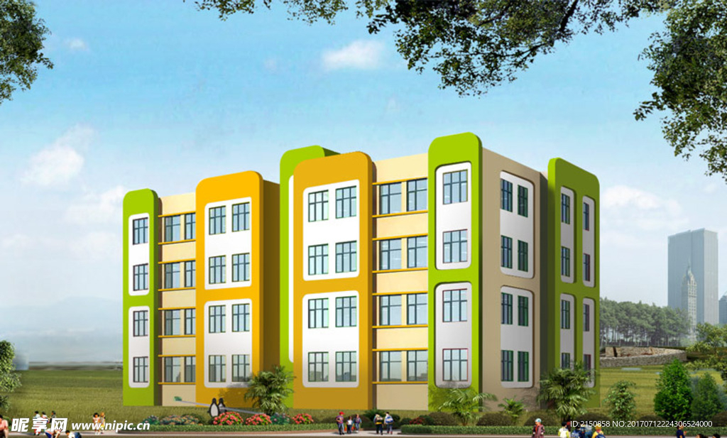 幼儿园场景效果图