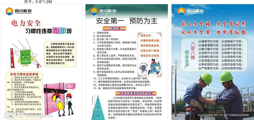 安全用电展板