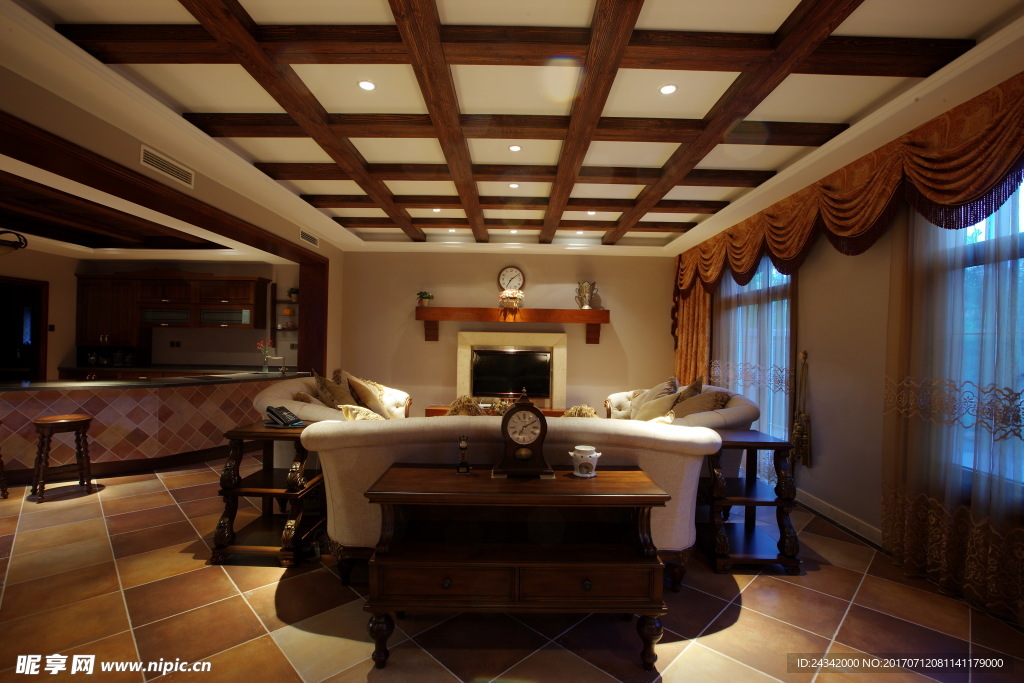 别墅装饰实景图