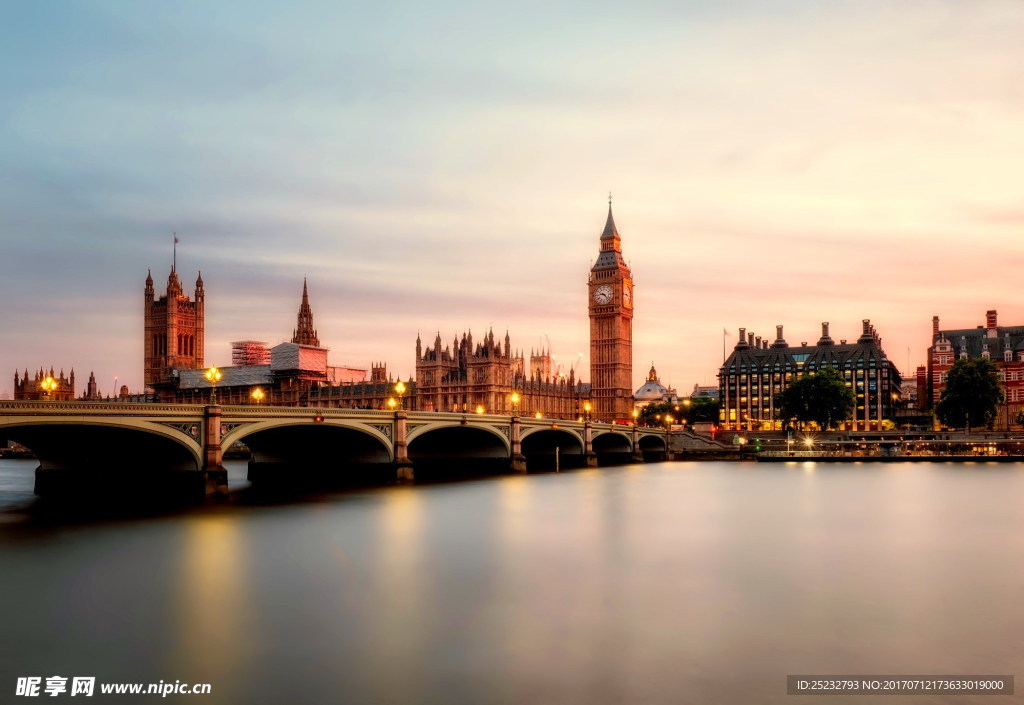 伦敦唯美灯光夜景