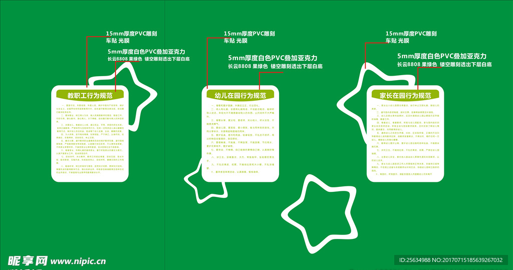 制度牌 造型 PVC雕刻 花纹