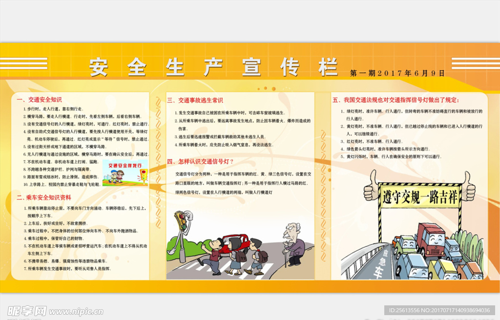 安全生产宣传栏