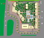 小区彩色平面图