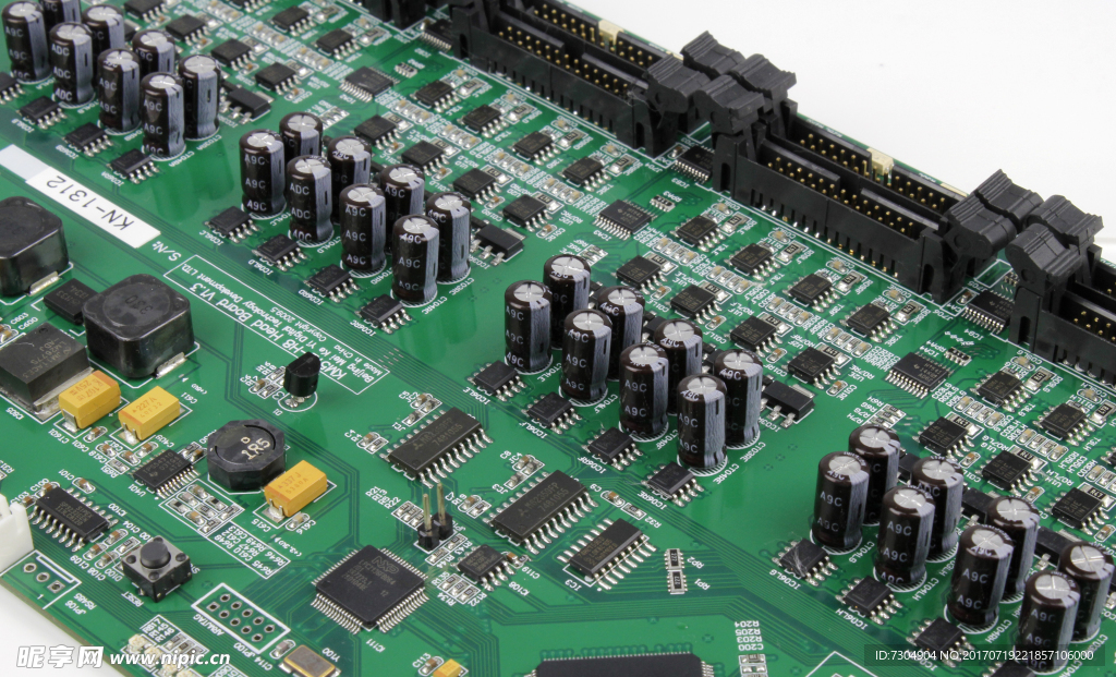 高清电路板摄影素材图片