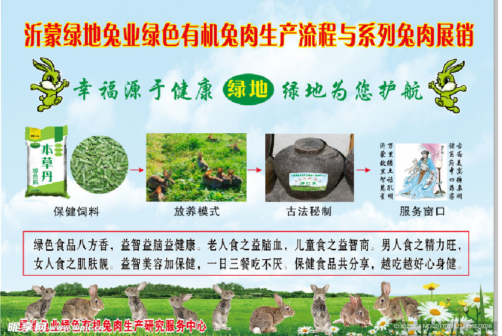 有机免肉生产流程