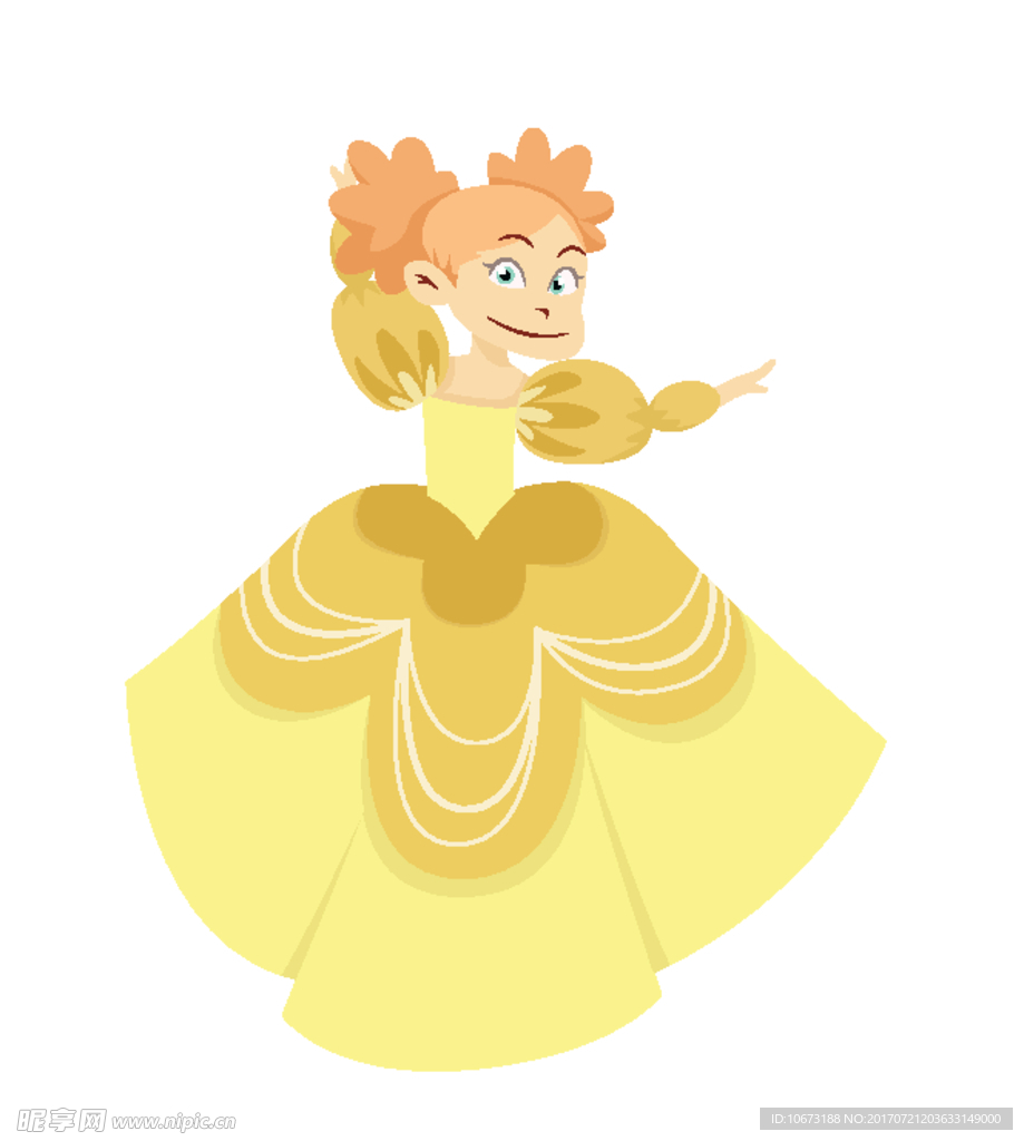卡通小公主