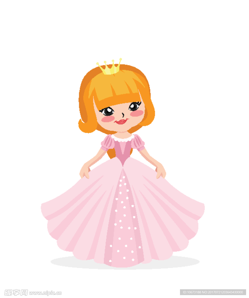 卡通小公主