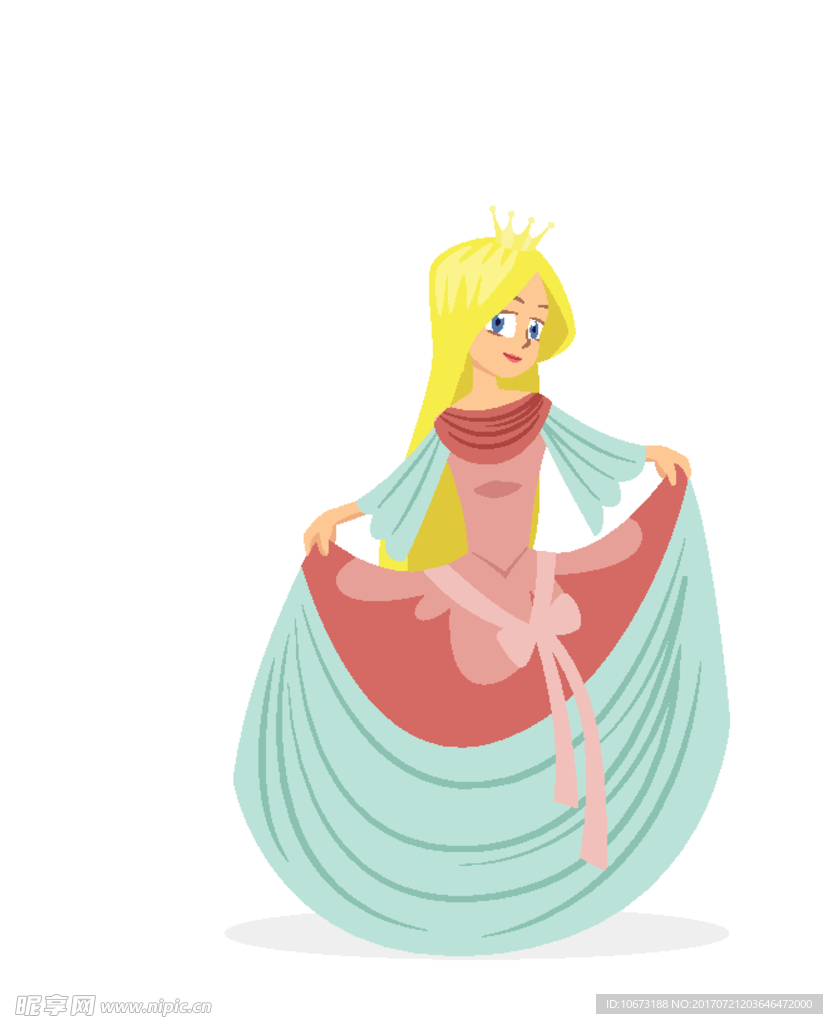卡通小公主