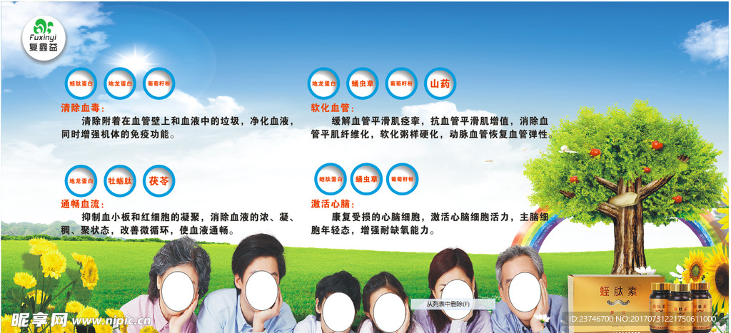 蛭肽素功能展板