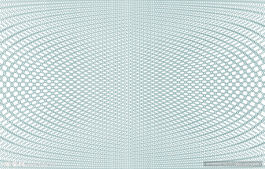 蓝色防伪花纹矢量素材