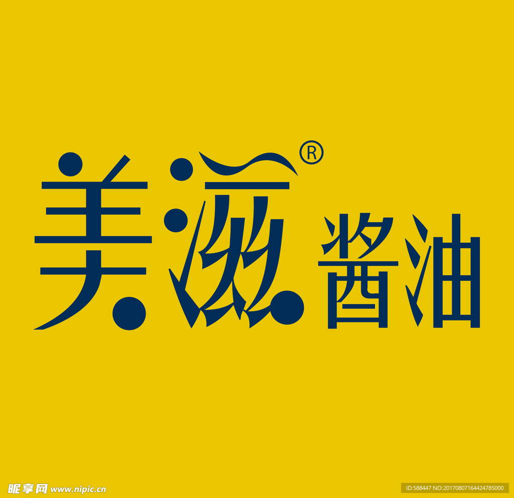 美滋酱油 logo