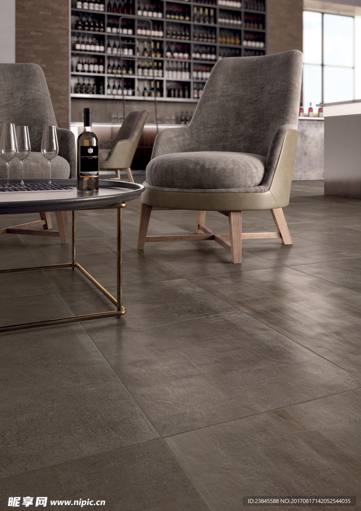 瓷砖效果图  仿古砖 北欧风格