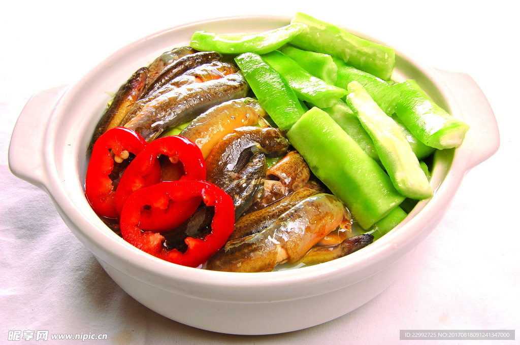 丝瓜泥鳅煲图片