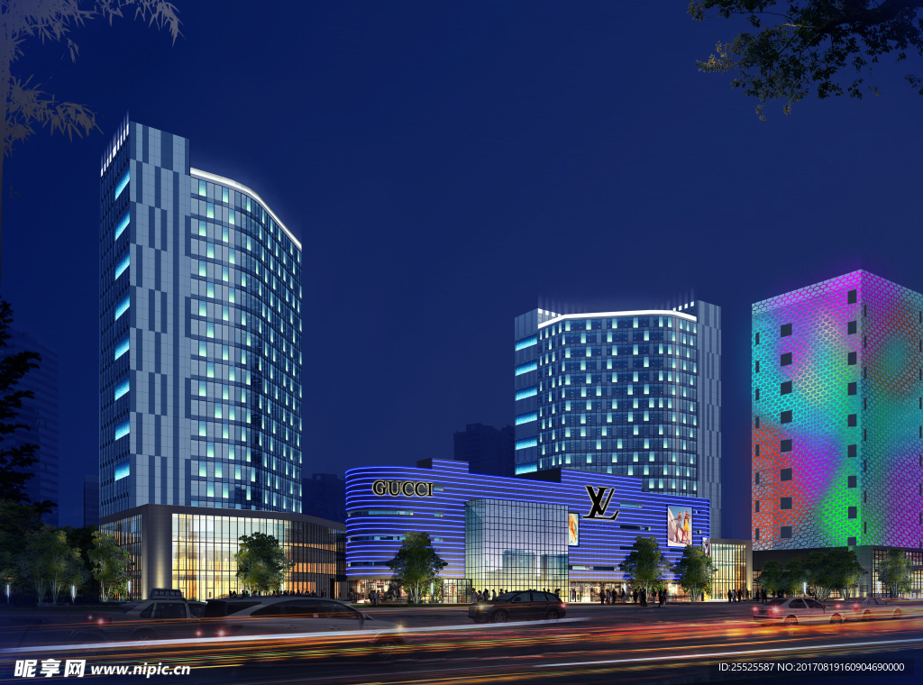 动漫城亮化设计