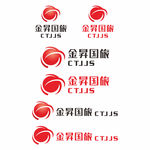 金昇国旅LOGO 旅游标志